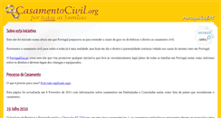 Desktop Screenshot of casamentocivil.org