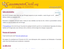 Tablet Screenshot of casamentocivil.org